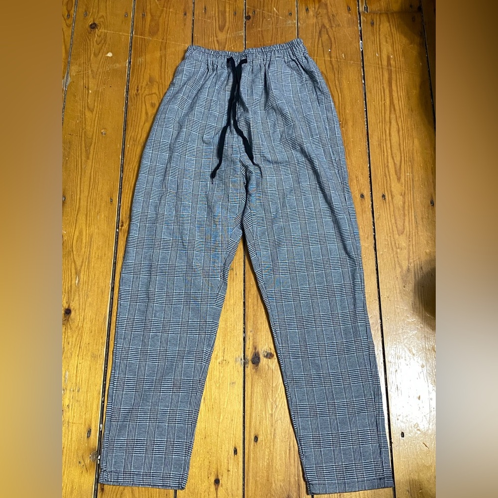 SHEIN Plaid Work Pants